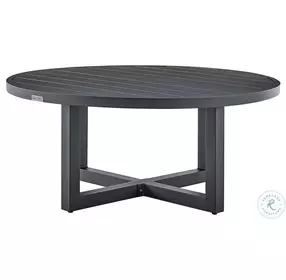 Menorca Gray Outdoor Round Coffee Table