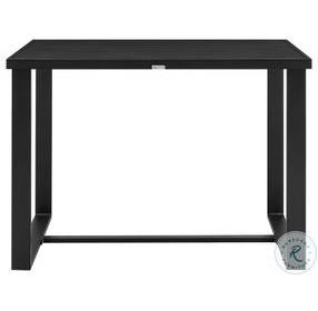 Alegria Black Outdoor 59" Rectangular Counter Height Dining Table