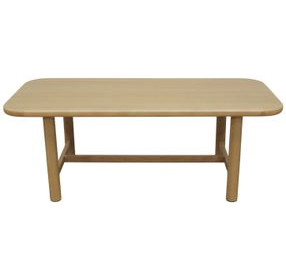 Hudson Light Oak 84" Rectangular Dining Table