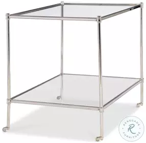 Nova Refined Nickel Lamp Table