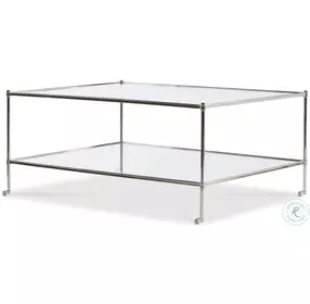 Nova Refined Nickel Cocktail Table