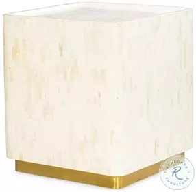 Bowie Inlaid Bone Lamp Table