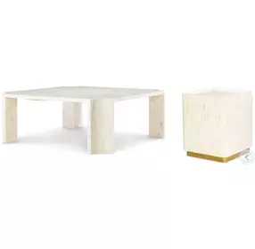 Bowie Inlaid Bone Occasional Table Set