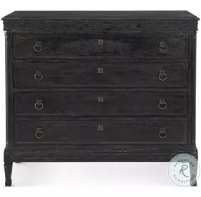 Tate Weathered Black Chest
