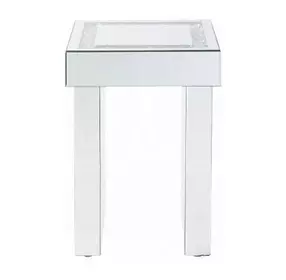 Noralie Silver Square End Table