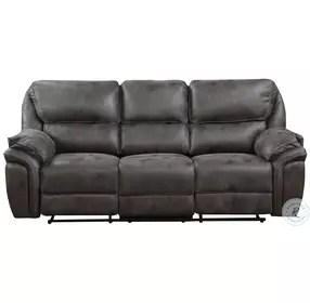 Proctor Gray Double Reclining Sofa