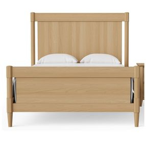 Nordhaven Clear Maple Queen Poster Bed