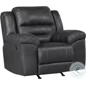 Hazen Black Recliner