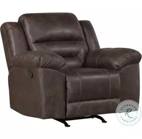 Hazen Dark Brown Recliner
