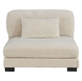 Traverse Beige Armless Chair