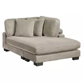 Traverse Taupe Reversible Chaise