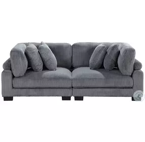 Traverse Gray Loveseat