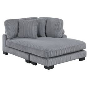 Traverse Gray Reversible Chaise