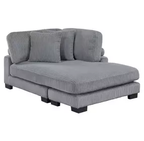 Traverse Gray Reversible Chaise