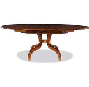 Sparrow Brown 72" Extendable Round Dining Table