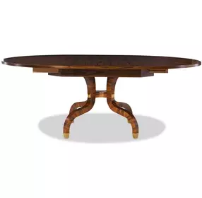 Sparrow Brown 72" Extendable Oval Dining Table