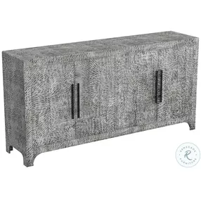 Clancy Rustic Gray Wash 4 Door Server