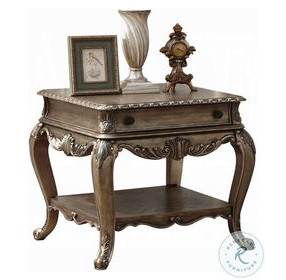 Ragenardus Vintage Oak Rectangular End Table