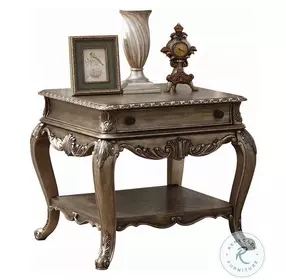 Ragenardus Vintage Oak Rectangular End Table