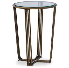 Mason Gold Round Side Table