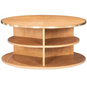 Hunter Brown Round Cocktail Table