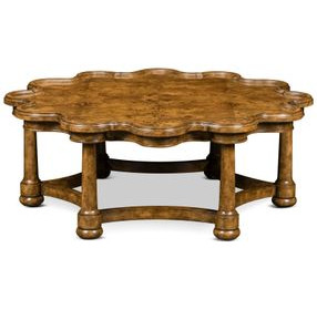 Devonshire Brown Round Cocktail Table