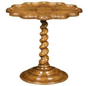 Devonshire Brown Round Drink Table