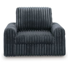 Carnon Gunmetal 50" Power Gliding Chaise with USB Charging