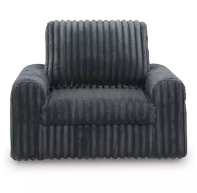 Chalmers Gunmetal 50" Power Gliding Chaise with USB Charging