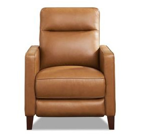 Arden Cognac Leather Zero Gravity Power Recliner with Power Headrest and USB Charging