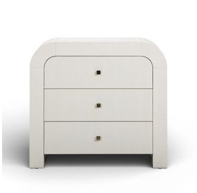 Hump White Arched 3 Drawer Chest