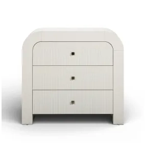 Hump White Arched 3 Drawer Chest