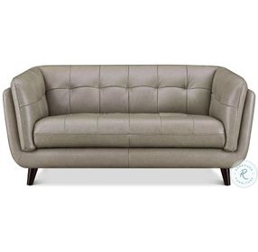 Sorella Slate Leather 70" Loveseat