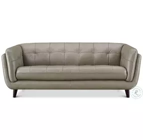 Sorella Chico Slate Top Grain Leather Sofa