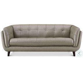 Sorella Slate Leather 84" Sofa
