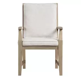 Cornerstone Cream Upholstered Arm Chair Set of 2