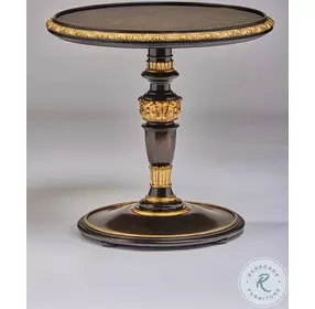 Grand Traditions Ornately Adorned End Table