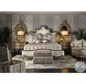 Grand Traditions Navarro Ii Taupe Panel Bedroom Set