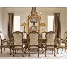 Aria Walnut Veneer Extendable Dining Room Set