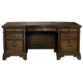 Hartshill Burnished Oak Executive Desk