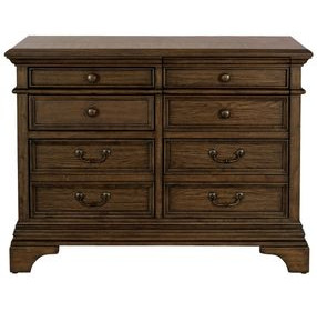 Hartshill Burnished Oak File Cabinet