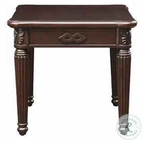 Chateau De Ville Espresso Square End Table