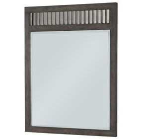 Bunkhouse Aged Barnwood Rectangular Dresser Mirror