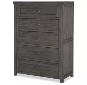 Bunkhouse Aged Barnwood 5 Drawer Chest