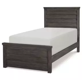 Bunkhouse Aged Barnwood Twin Panel Bed