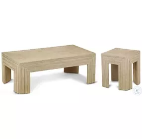 Abaca Natural Occasional Table Set
