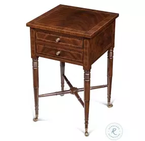 Dixon Crotch Mahogany End Table