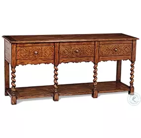 Serpentine Hand Planed Heavily Huntboard