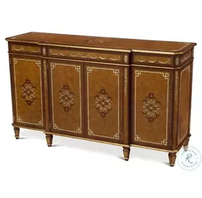 Finneas Myrtle Burl And Gold Gilt Sideboard