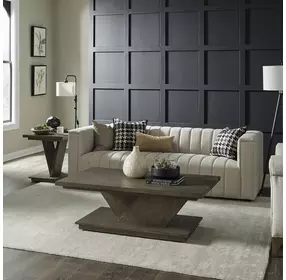 Aspen Sky Weathered Saddle Brown Occasional Table Set